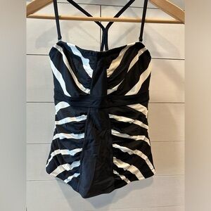 Athleta Belize Stripe Bandeau Swimming Top-36 B/C